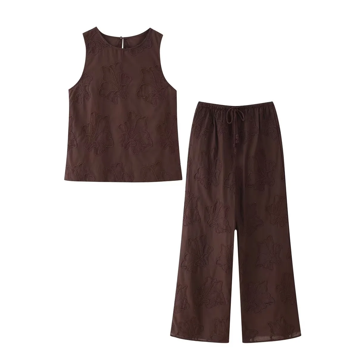 Brown suit