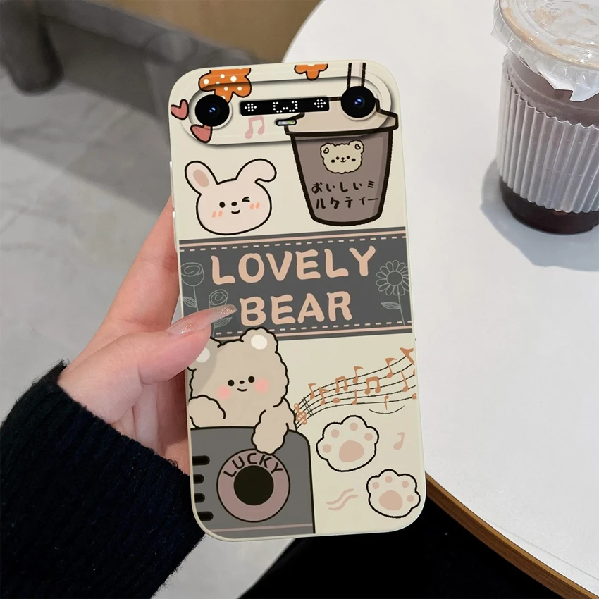 Trend Love Heart Soft Silicone Phone Case - Premium Anti-Drop Protection in Smooth Liquid Finish