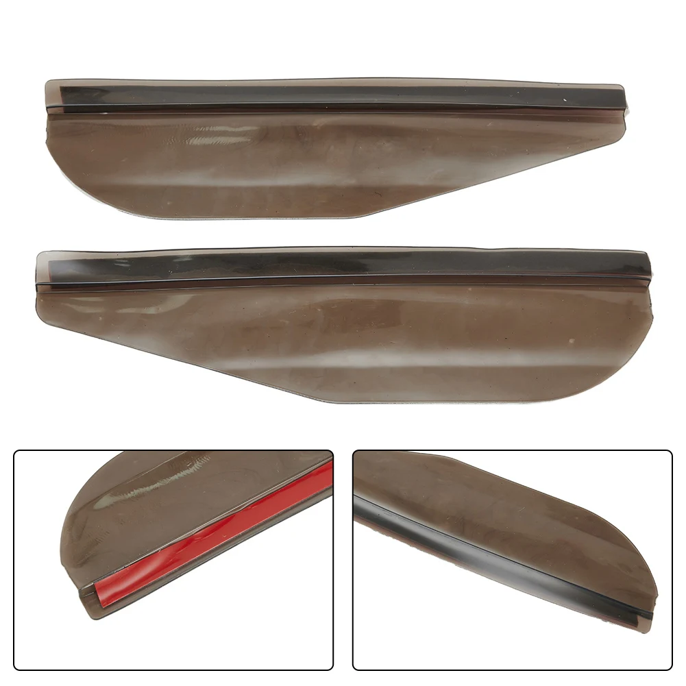 

Rear View Mirror Rain Board Shield Sun Visor Vehicle Waterproof 2pcs Eyebrow Guard Pair Parts Preventing Smogs