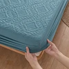 Waterproof Fitted Sheet Quilted Mattress Cover Mattress Protector for Home Hotel Twin Full Quuen King 160x200 140x200 Bed Cover 4