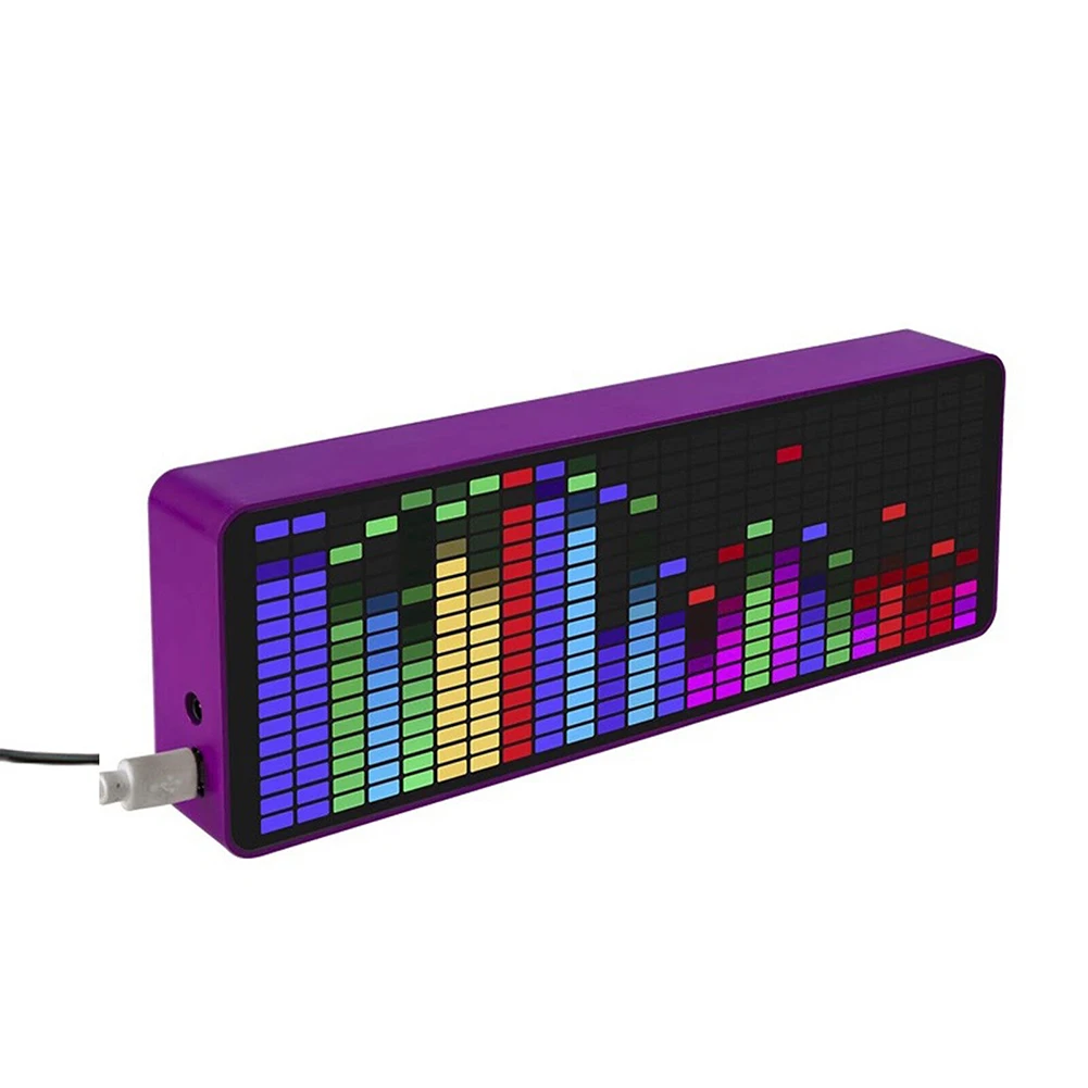 New Clock Electronic Amp Lifier Board Electronic Clock Power Music Spectrum Music Spectrum Display 2