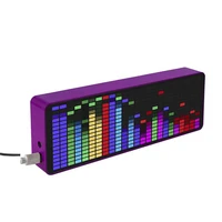 New Clock Electronic Amp Lifier Board Electronic Clock Power Music Spectrum Music Spectrum Display 2