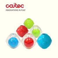 CAITEC Dog Toy Amazing Squeaker Ball Durable Floatable Springy Bite Resistant Best for Tossing Chasing Foraging Medium Large Dog 1