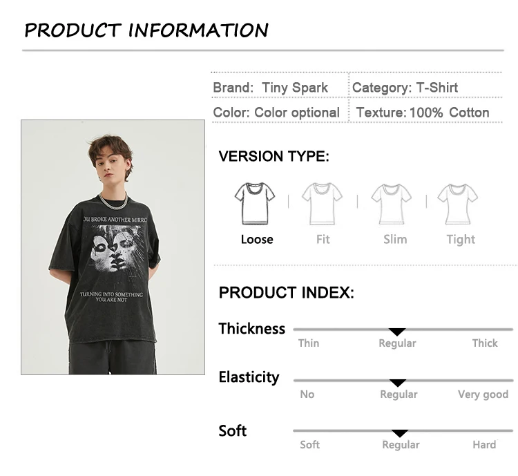 Washed Black Broken Mirror Graphic T-Shirt 1 Washed Black Broken Mirror Graphic T-Shirt Sab6f1875fb9840669c3367c344e14fdb7