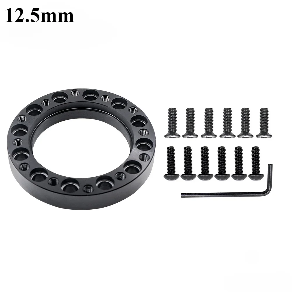 Universal Steering Wheel Hub Spacer 12.5/51/76/101 mm Steering Wheel Hub Boss Kit Adapter Spacer Black Car accessories 2