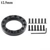 Universal Steering Wheel Hub Spacer 12.5/51/76/101 mm Steering Wheel Hub Boss Kit Adapter Spacer Black Car accessories 2