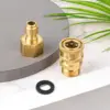 Car Wash Accessories 1/4" Quick Hitch Connect For High Pressure Washer M22 Adapter For Pressure Wash Hose & Wash Gun 4