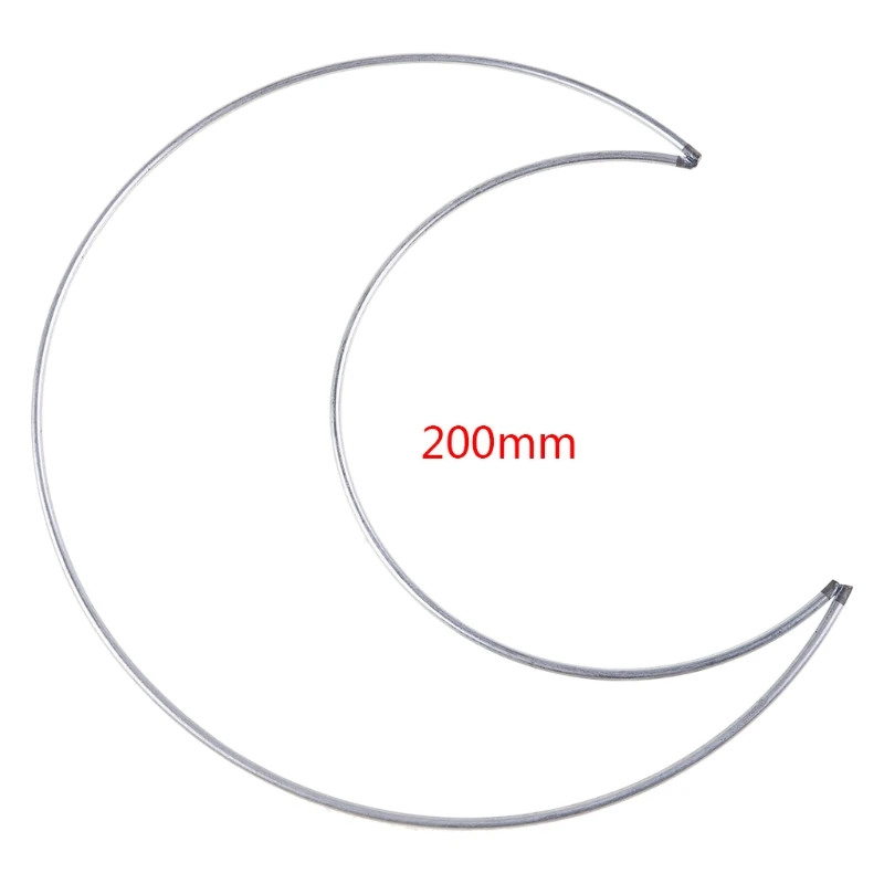 Moon Dream Catcher Macrame Material Accessories Crafts Accessory for DIY Home Living Room Wall Decoration 6