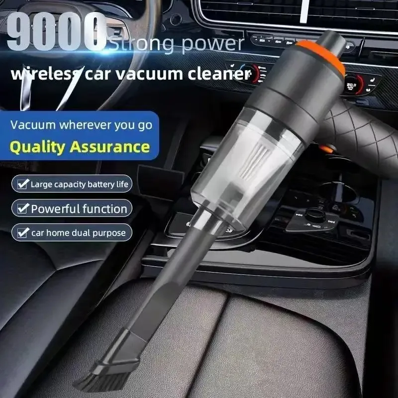Portable Car Cordless Vacuum Cleaner Large Suction Handheld Dust Collector Mini Dust Blower Household Cleaning