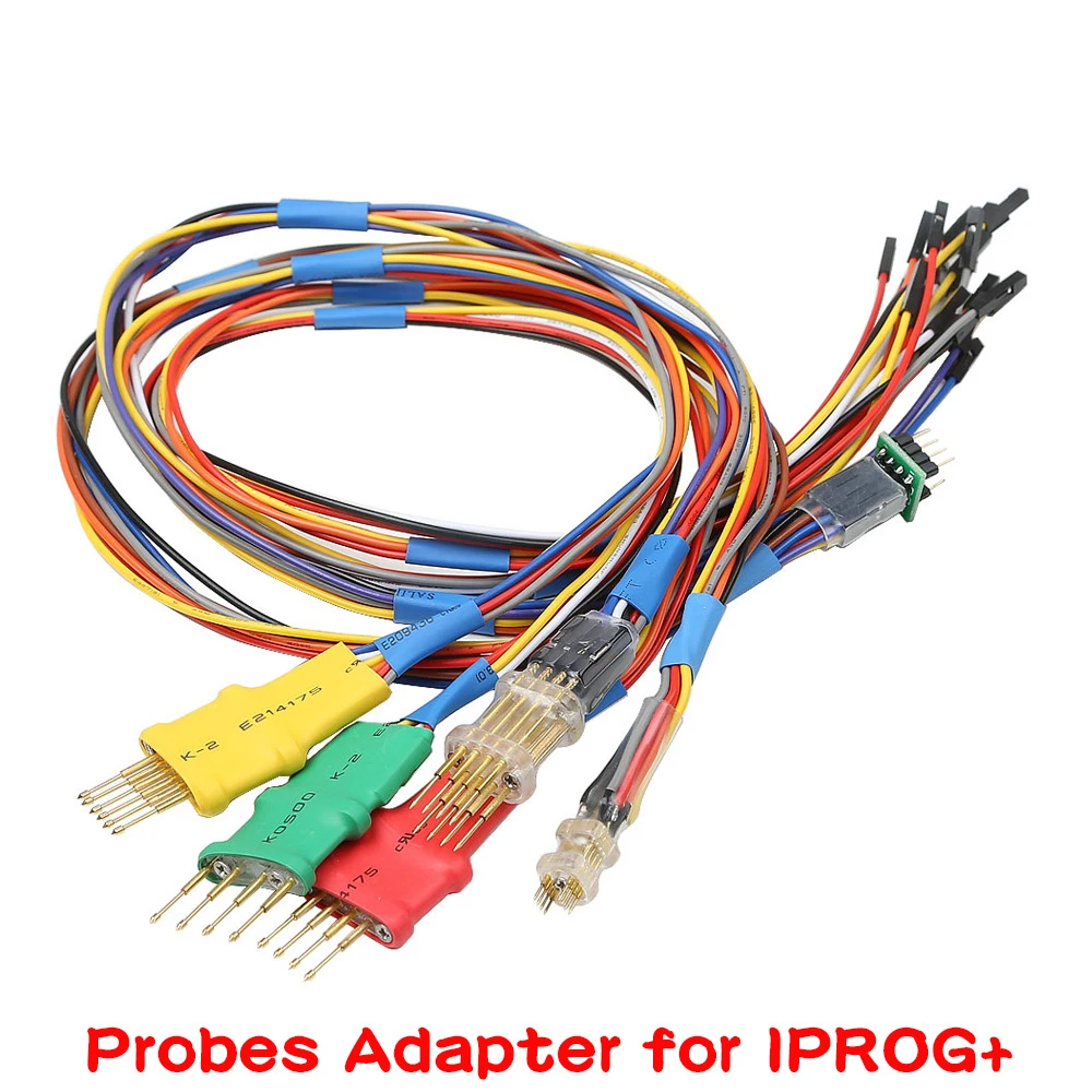 

Iprog Cable Without Soldering Pins 5 Probe Adapters Works ECU for Xprog IProg In-circuit ECU Line IProg+ Compatiable Easily Work