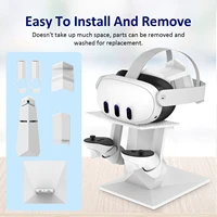 VR Stand Display Holdeand Controller for Meta Quest 3/Meta Quest Pro/Oculus Quest 2/Oculus Quest Rechargeable Display Stand - Image 4