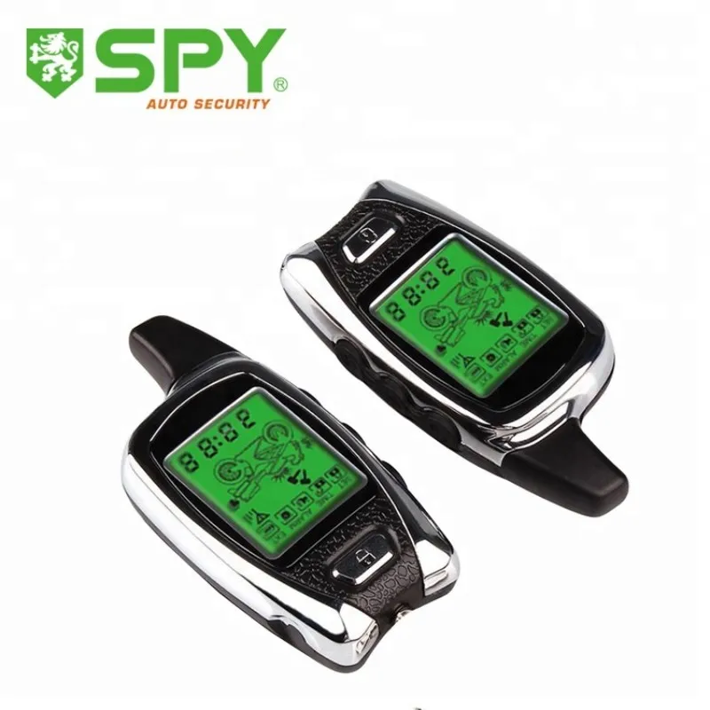 SPY 2 Way Motorcycle Alarm System Remote Engine Start Starter Microwave Sensor Colorful LCD Pager Display motorcycle alarm bike alarm anti theft alarm
