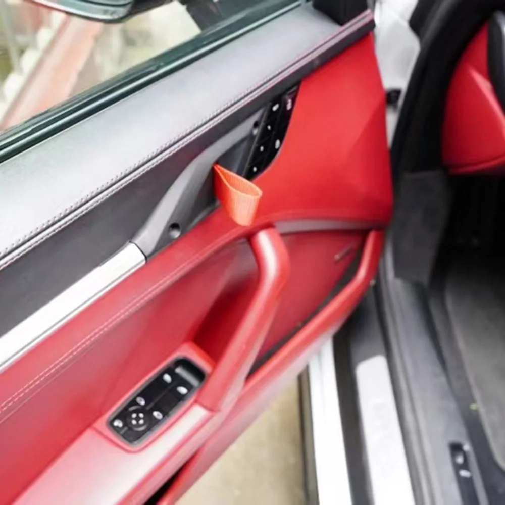 포르쉐 카레라 911 992 에 적합, GT3 경량 문짝 핸들, ABS 992 변경, GT3RS 레드 풀 스트랩 문짝 핸들