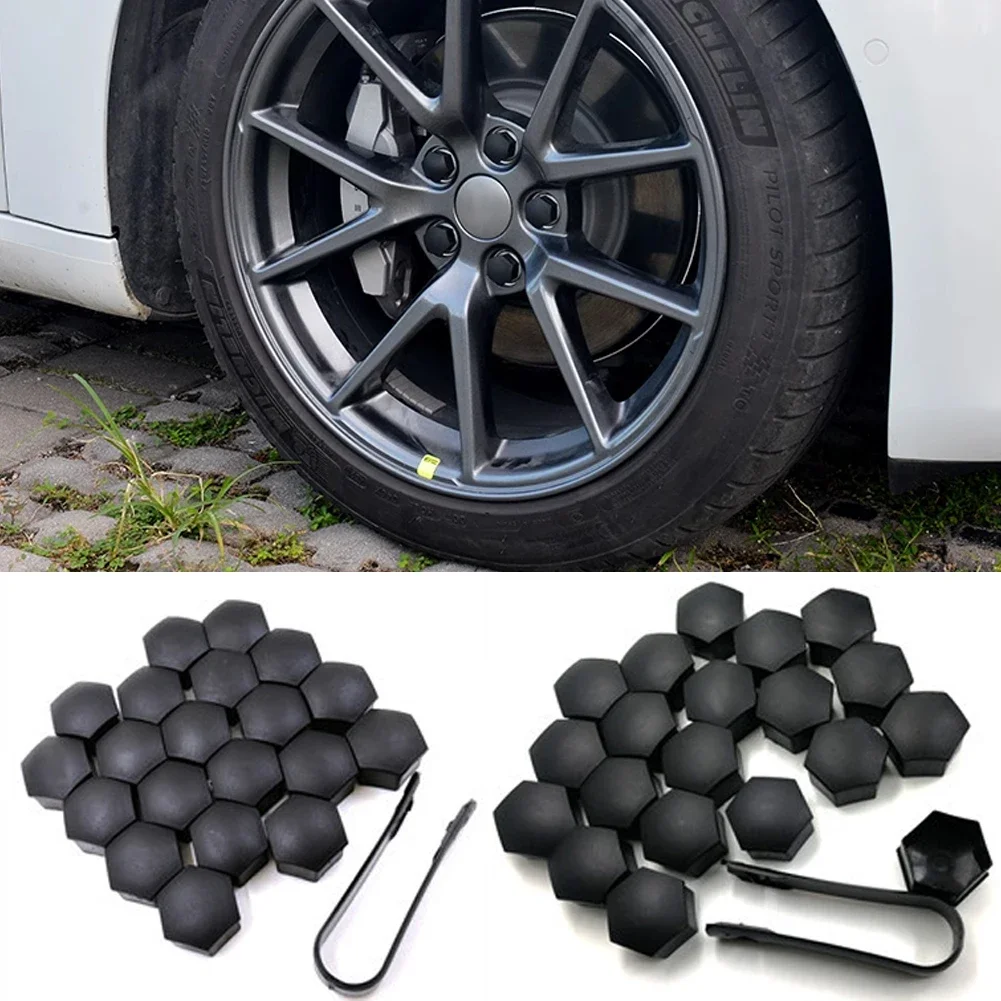 20Pcs/Set Wheel Hub Caps Wheel Tire Center Nut Protection Cover Bolt Cap With Tool For Tesla Model 3 Y X S