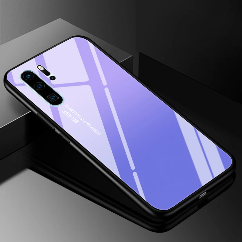 Premium Tempered Glass Hard Back Bumper Case Cover