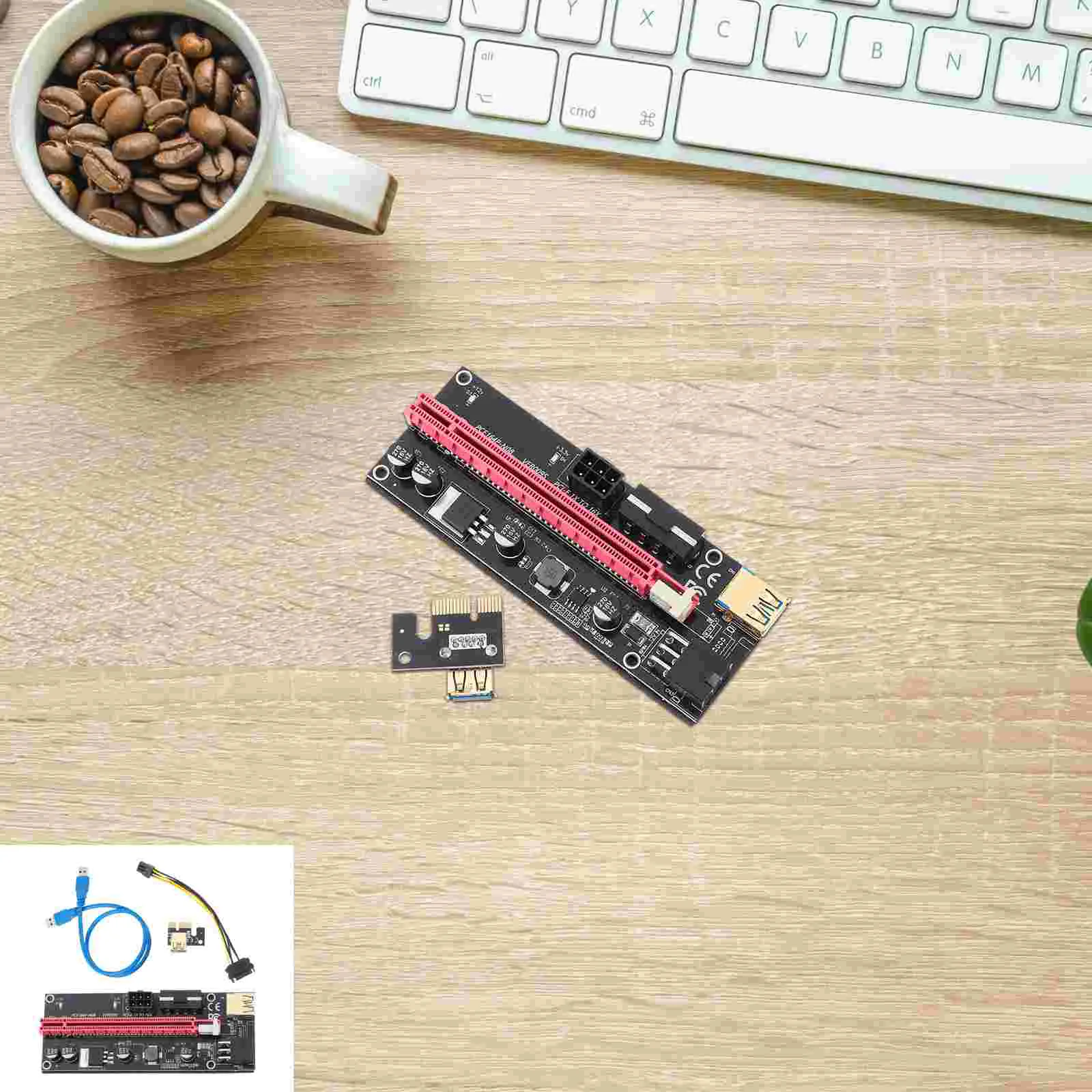 

1 Set PCIE Riser Professional PCIE Adapter 1X to 16X Graphics