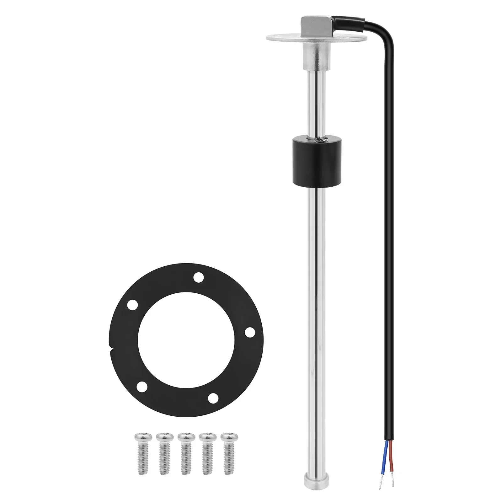 Digital 52mm Fuel Level Gauge+Fuel Level Sensor 100~500MM 0-190ohm Waterproof LC