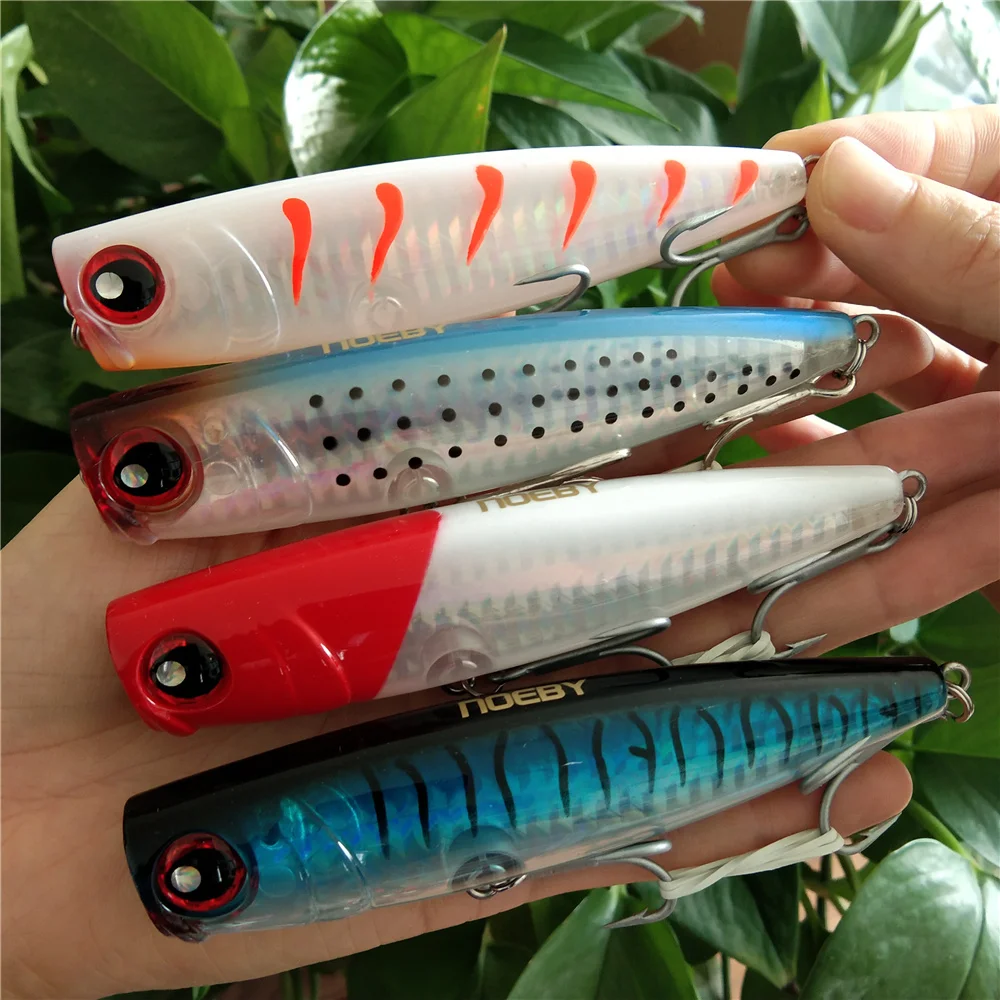 Hard Popper Fishing Lures Bass Baits Big Popper Fishing Lure 15cm New 4pcs Big Aliexpress