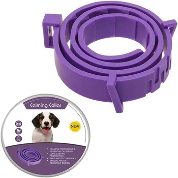2880-ce0859.jpg Calming Collar for Dog and Cat Relieve Reduce Anxiety or Stress Pheromones Formula Adjustable Waterproof Pet Lasting Calm Collar