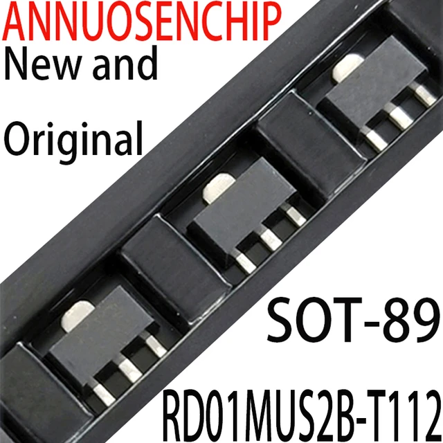 5PCS RD01MUS2 1W RF MOSFET Tr, SOT89 C 3.17