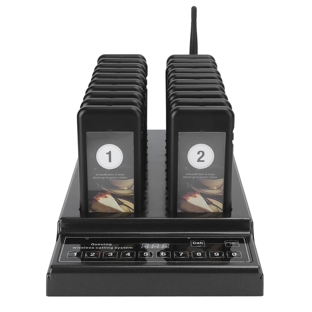 Description Picture 6 of itemSU-68Z Pager Wireless Calling System Queuing Guest Paging System 999‑Channel Restaurant Pager 110-240V