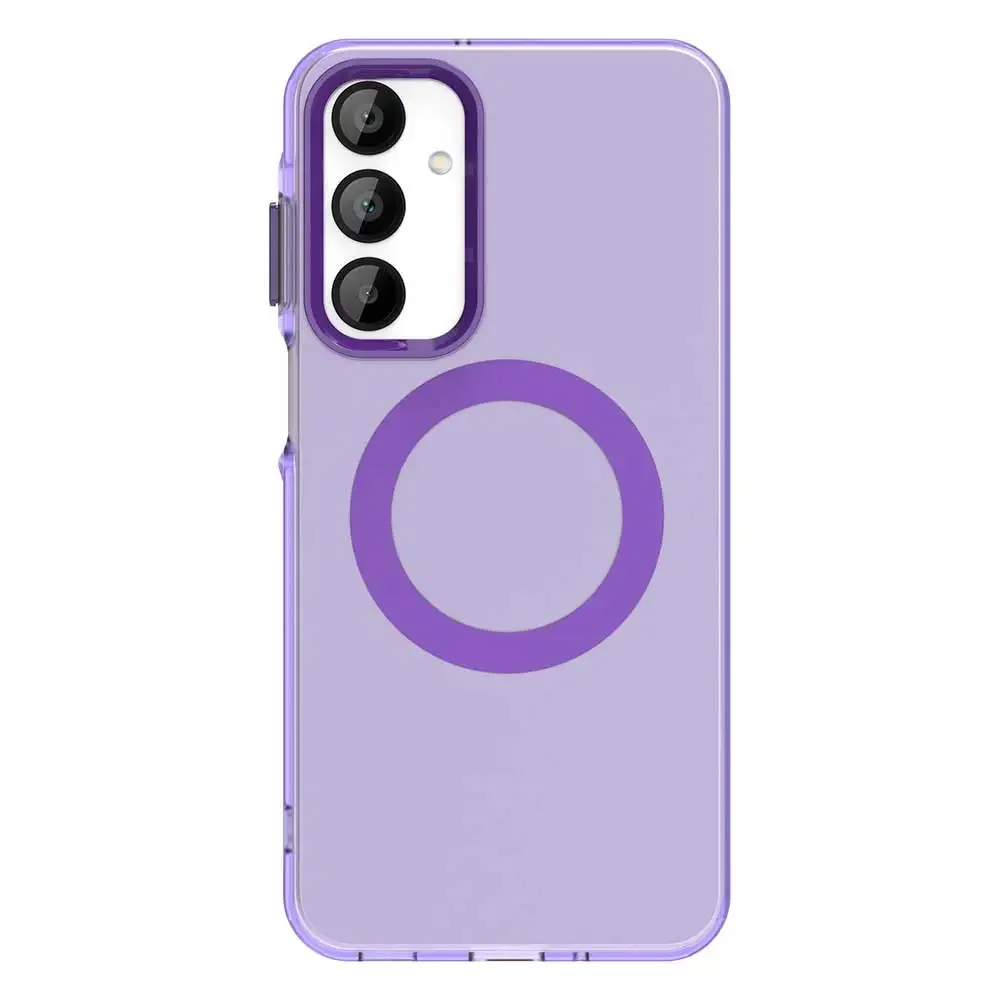 Magnetic Wireless Charging Candy Color Matte Silicone Phone Case
