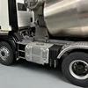 Rc 1/14 Truck Model 6x6 Cement Mixer Wheel Minus Axle Full Metal Remote Control with Open Door LESU Toys for Boys 4