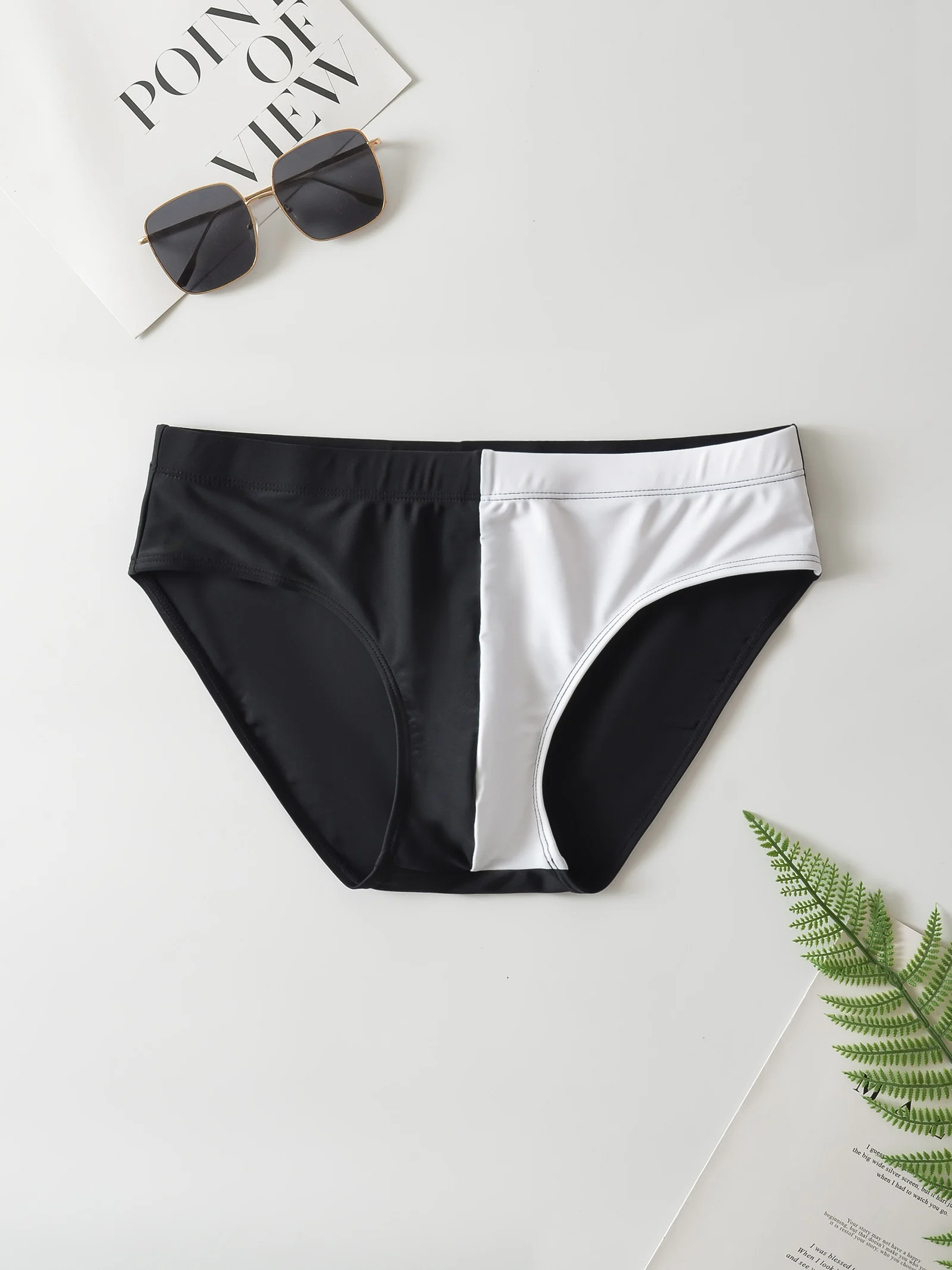 Mens Swimsuit Men&rsquo;s Adult Triangle Racing Tight Swimsuit
