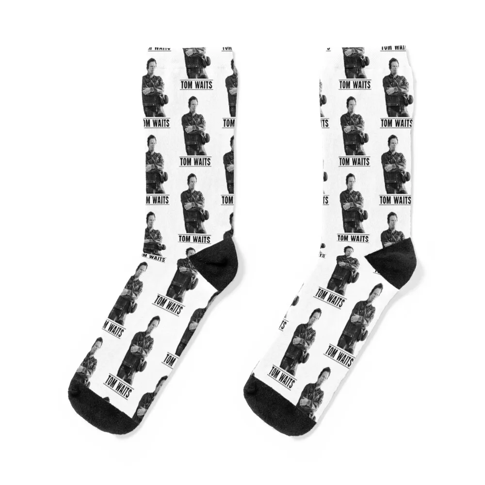 Tom Waits Socks Antiskid soccer cycling winter thermal new in's Women's Socks Men's