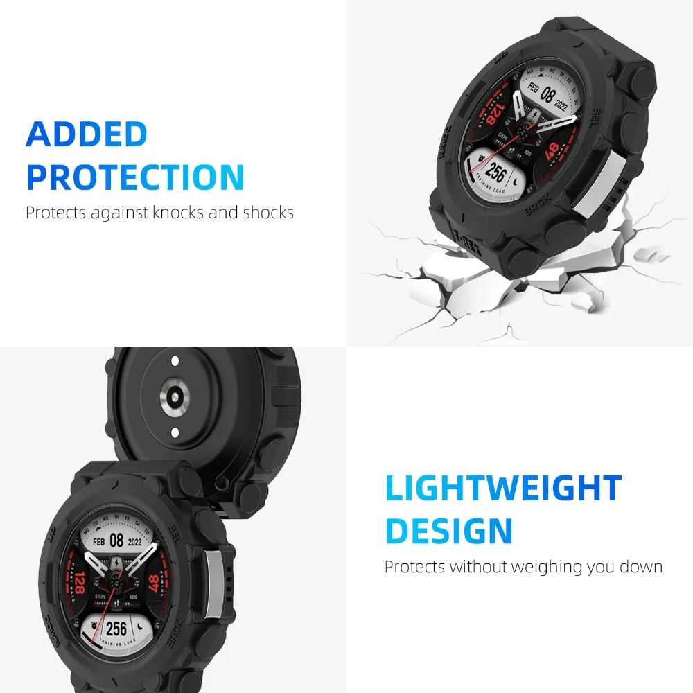 Versatile 2-in-1 Smartwatch Strap and Protective Case with Screen Cover