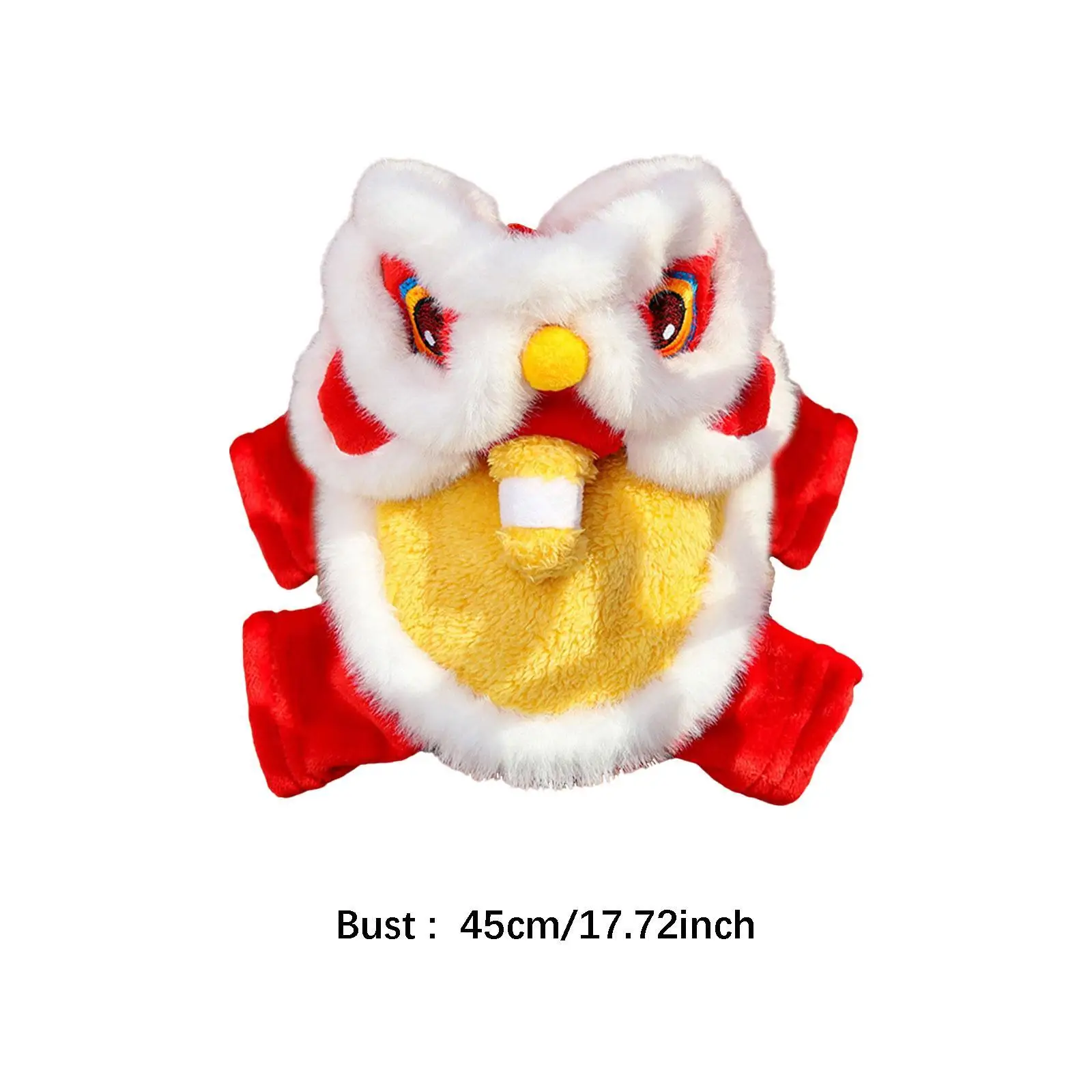 https://ae01.alicdn.com/kf/Sab70a72defa347b3aec8fb1d0d78687ex.jpg Chinese New Year Celebration Pet Costume Creative Dog Cartoon Lion Dance Hoodie Polyester Coat for Festive Occasions