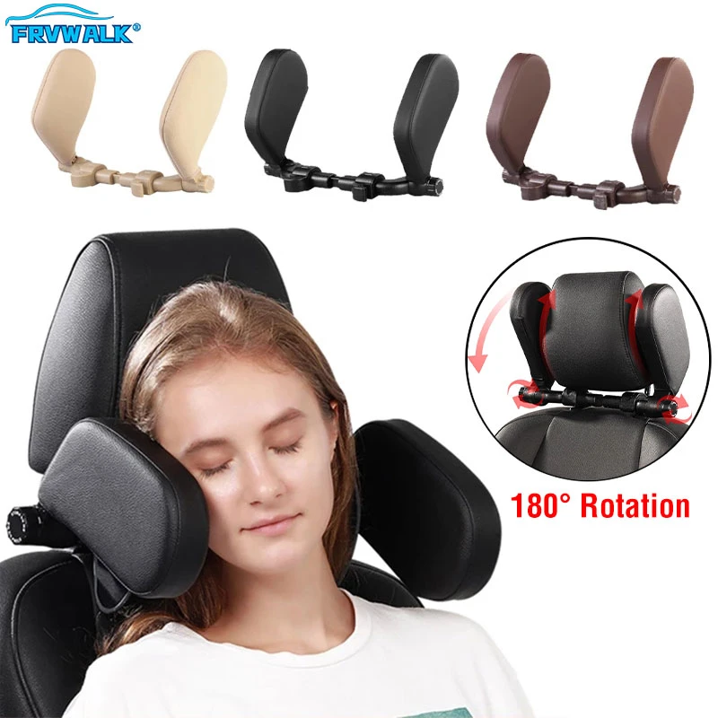 Car Neck Headrest Pillow Cushion Car Seat Memory Foam Pad Sleep Side