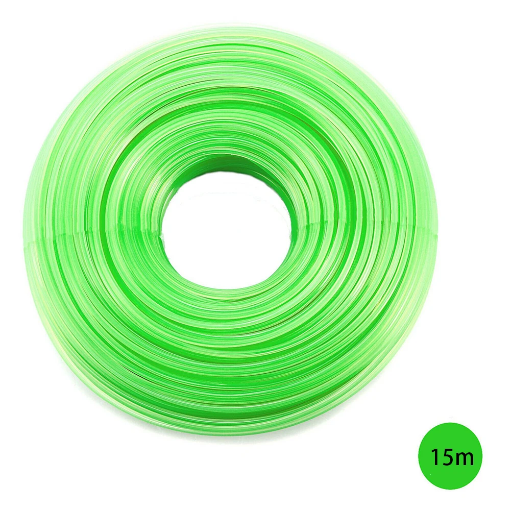 

Rope Strimmer Line Lawn Mower Mowing Wire Outdoor Replacement String 2.4mmx15m Accessories Brush Cutter Brand New