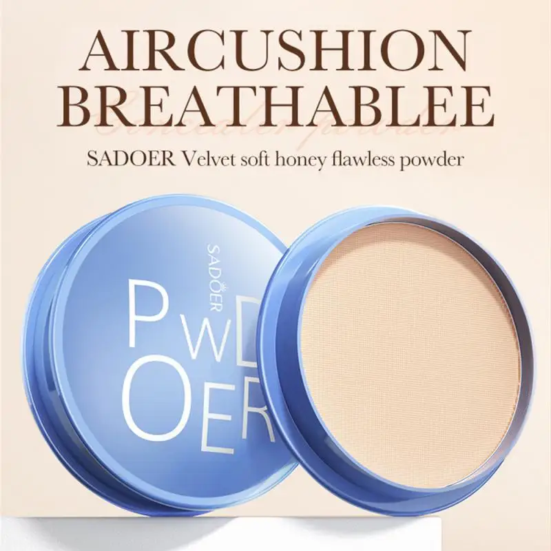 Natural Matte Pressed Powder Oil Control Long Lasting Air Cushion Waterproof Compact Brighten Skin Contouring Powder Cosmetics pressed powder foundation setting powder face powder compact powder contouring powder