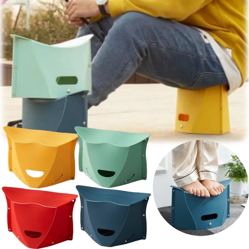 Tabouret pliant mini pêche camping rangement compact pour jardin plage transport