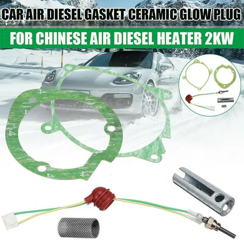 Air Diesel Heater 12V / 24V Ceramic Glow Plug Burner Blower Gasket Strainer for Webasto Eberspacher 2-5kw Car Truck VAN Boat air diesel heater diesel heater car heater accessories glow plug