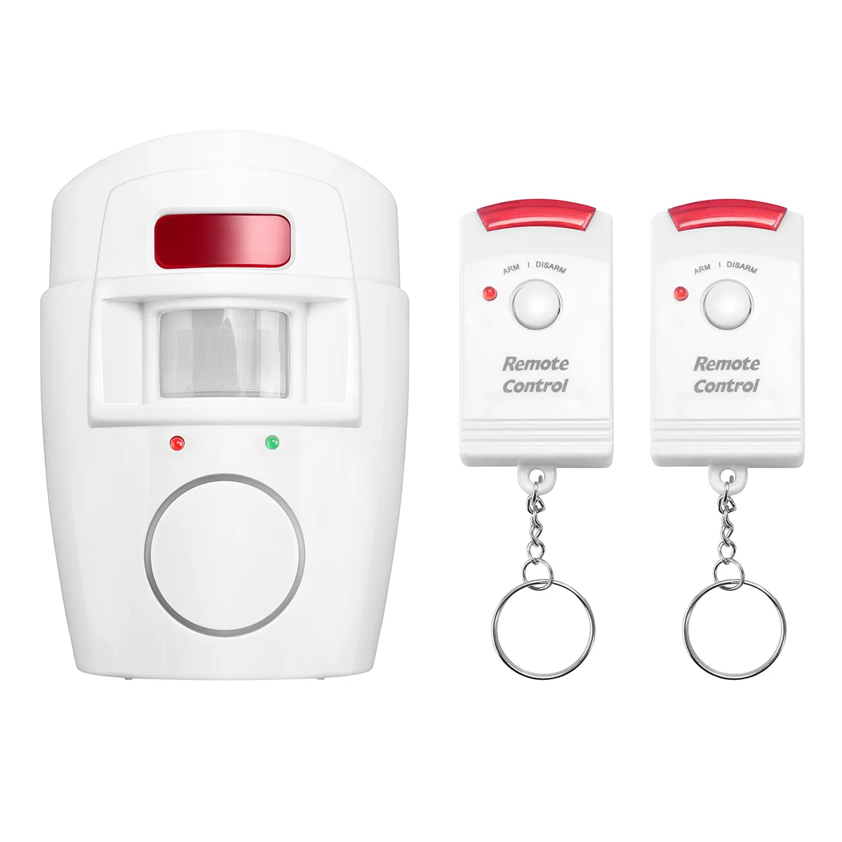 

Infrared Motion Sensor Alarm - Burglar Alarm with 2 Remote Controls, Suitable for Home/Garages/Shops