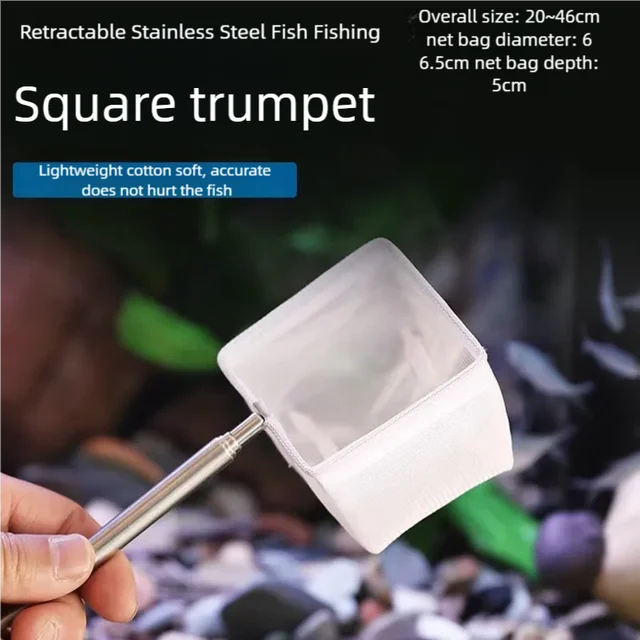 Aquarium Cleaning Tools Small Fish And Shrimp Net Tank Fishing Net Lightweight Aquarium Fish Net for Pet Fish Care 5