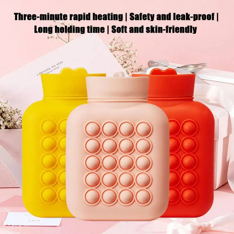 Hot And Cold Compress Hot Water Bottle Bag Small Soft Silicone Thermal