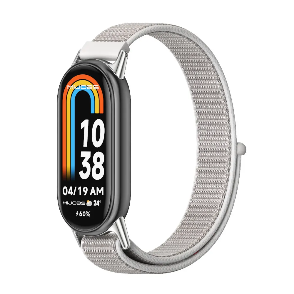 Pulseira de Nylon para mi Band Pulseira Inteligente Nfc Smart Ver Band para Xiaomi Smart Band Strap Miband Correa - Image 4