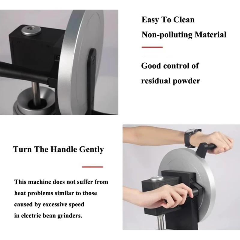 83mm Professional Manual Coffee Bean Grinder Machine High Quality Italian Coffee Grinder Hands Espresso Coffee Grinder Machine 5