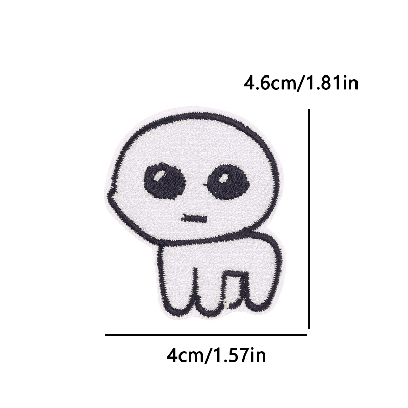 Animal Cat Possum Fox Patch Cartoon Embroidery Patch Iron On Patches For Clothing Thermoadhesive Patches On Clothes Sewing Badge