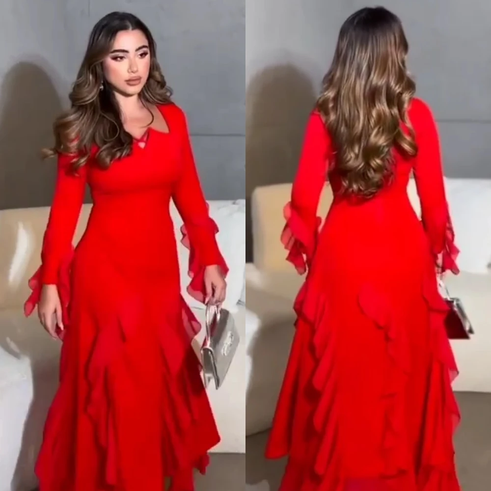 

Elegant High Quality Jewel A-line Anke Length Prom Dresses Formal Ocassion Gown Satin birthday dress for women luxury 2023