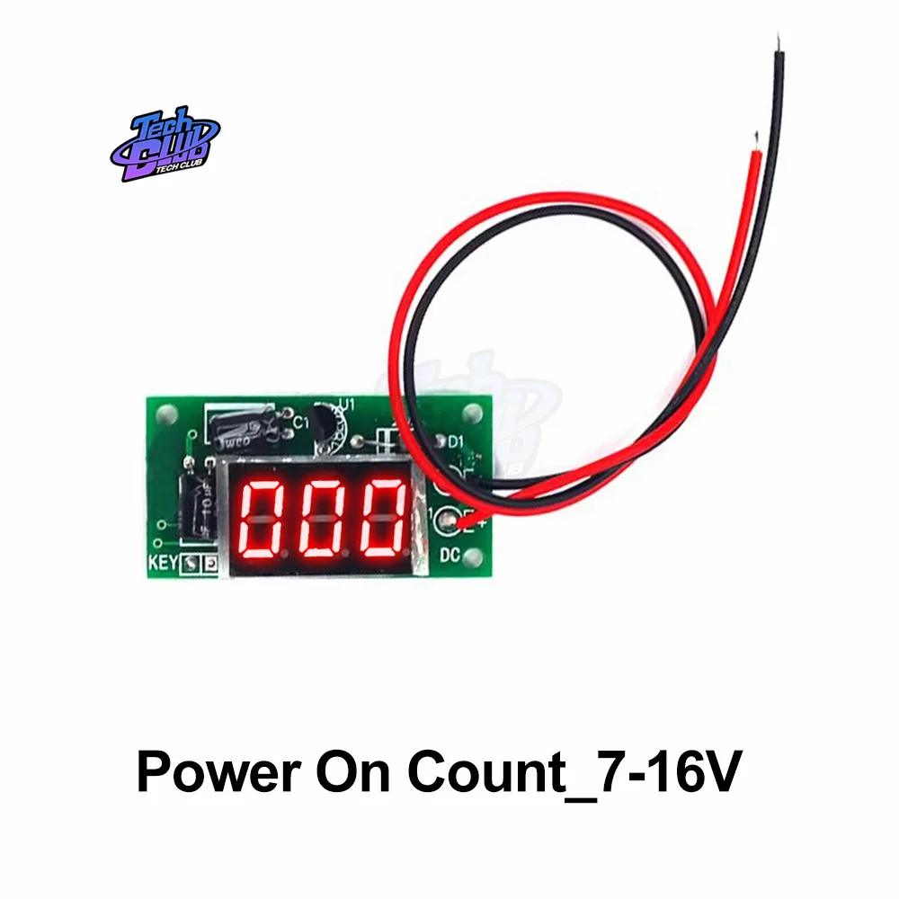 DIY Digital Counter 3-Bit Accumulator 0.36&ldquo; inches Tube Trigger Counter Module for Electronic Component Accessory