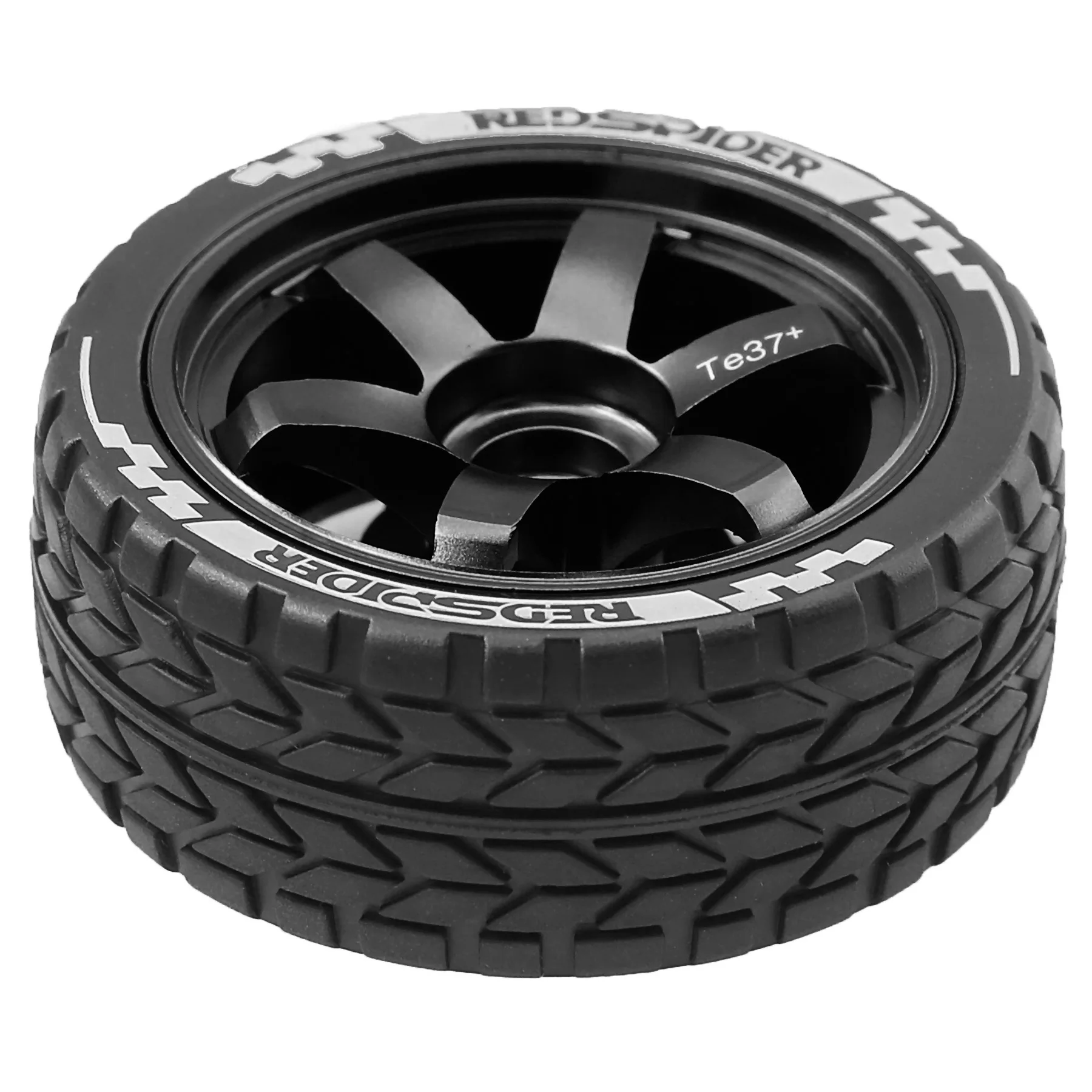 1/10 RC On-Road Drift Car Gummireifen Leichtmetallfelgen Naben Set für HSP 94122 94123 Tamiya TT02 HPI Kyosho Sakura CS D4 – Detail 14
