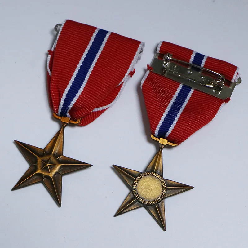 

American commendation star Bronze Star military medal Bronze Star Medal imitation Commemorative Medal