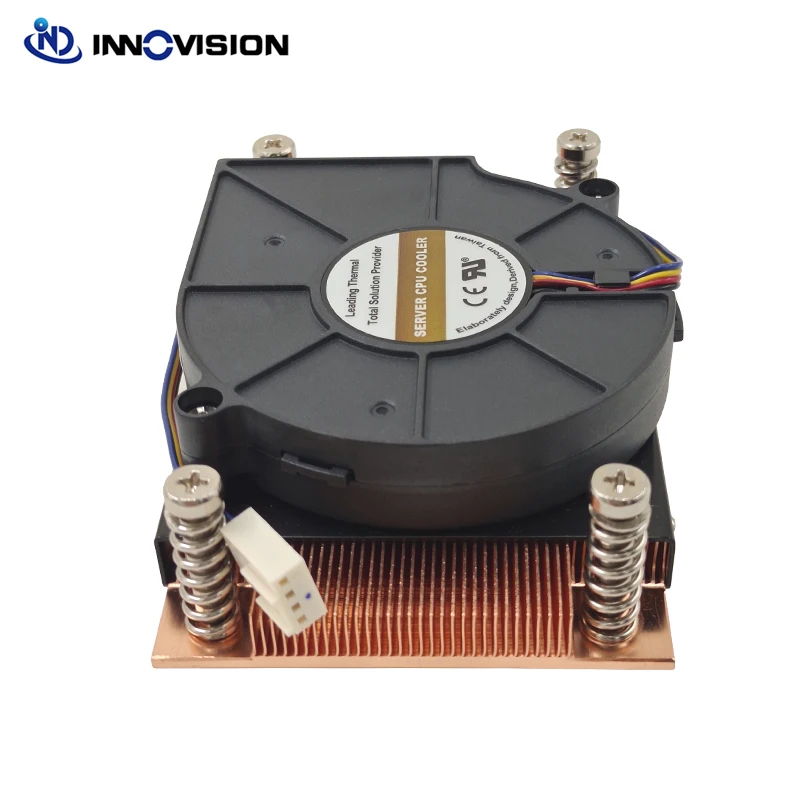 Dissipador de Calor Cooper para Amd Processador Am4 Am5 1u Cpu Cooler Tdp95w para 1u Servidor 27 mm Altura 1ua27 Novo - Imagem 5
