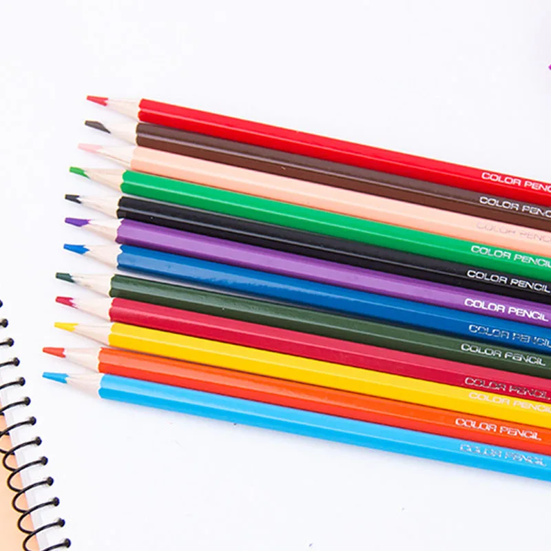 Deli Triangular Colored Pencil  School Supplies Color Pencil - Colored  Pencil 12 18 - Aliexpress