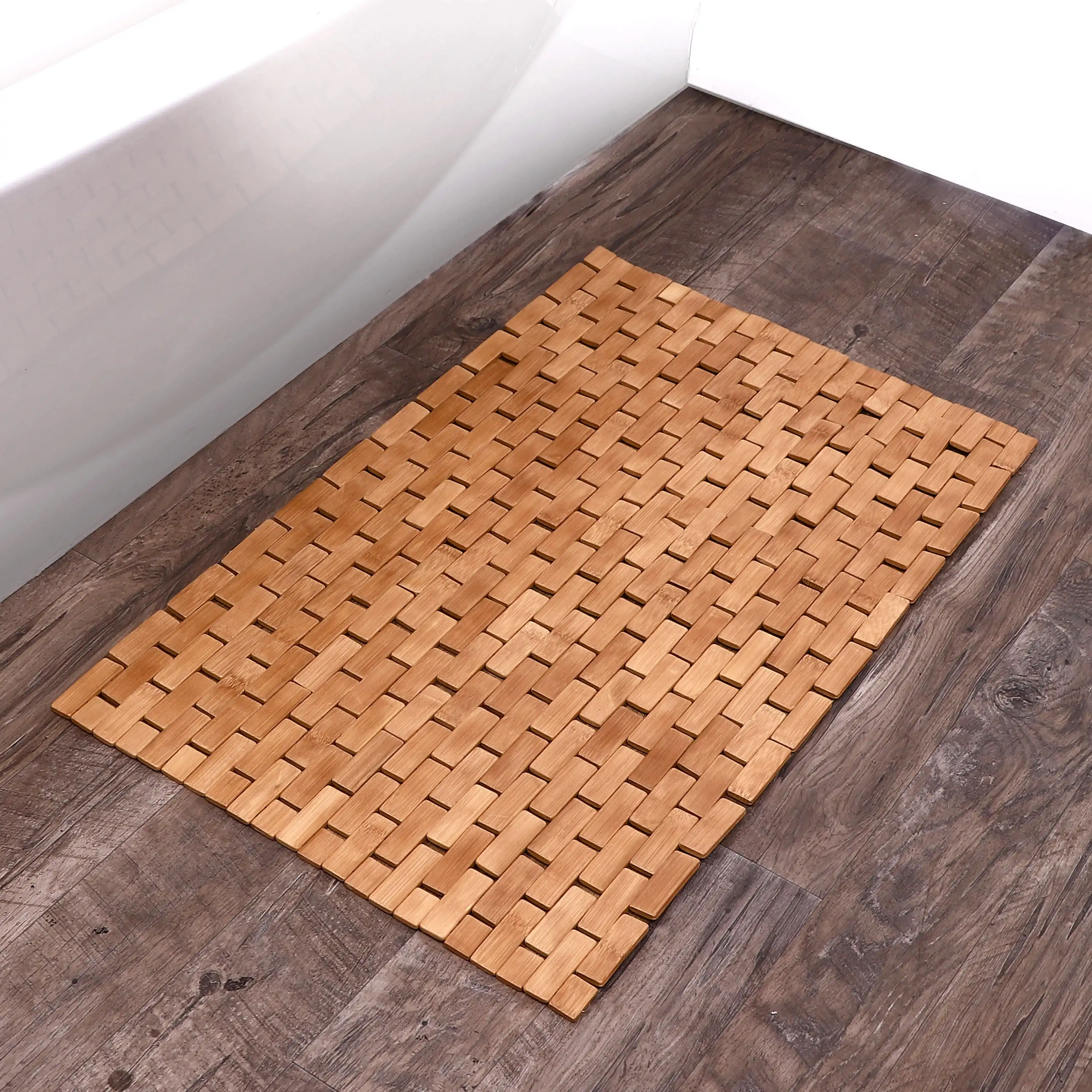 

Better Homes & Gardens Bamboo Tile Bath Step-Out Mat, 18"x30"