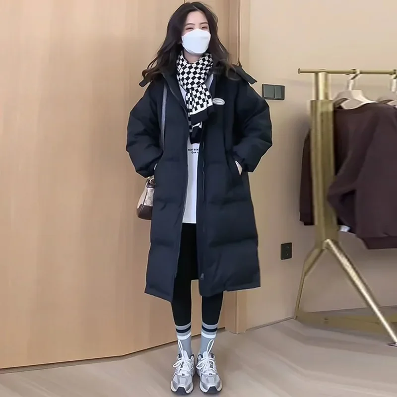 

Down cotton-padded jacket girls' long new cotton-padded jacket winter bread coat padded cotton-padded coat